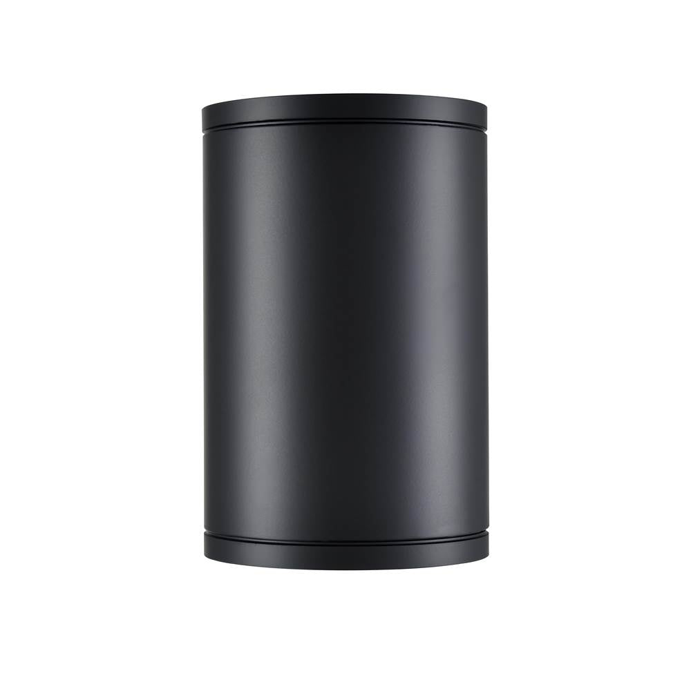Millennium Lighting LED45001-PBK Powder Coated Black Led Outdoor Wall Sconce Image 1