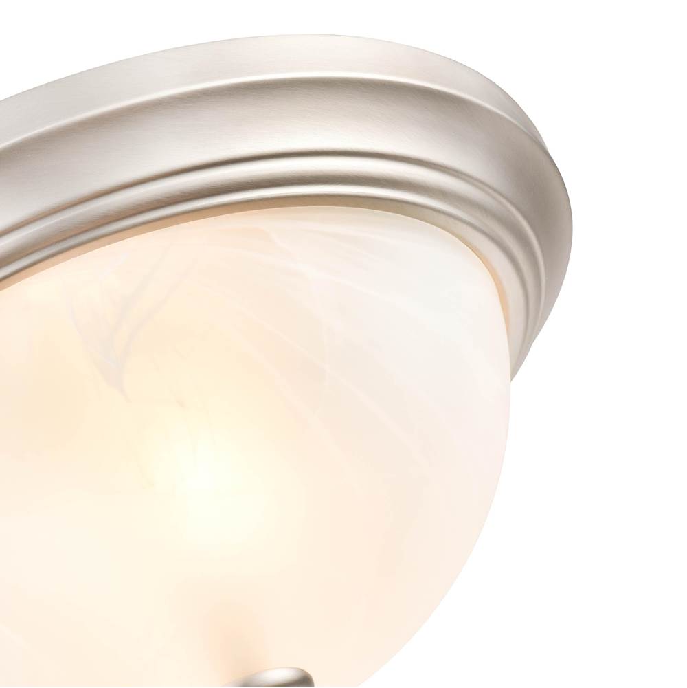 Millennium Lighting 4601-SN Satin Nickel Flushmount Ceiling Light Image 4
