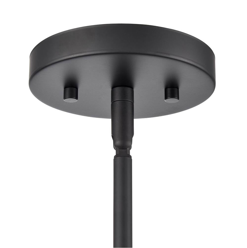 Millennium Lighting 214003-MB Matte Black Laphia 21'' Wide 3-light Chandelier - Matte Black Image 3