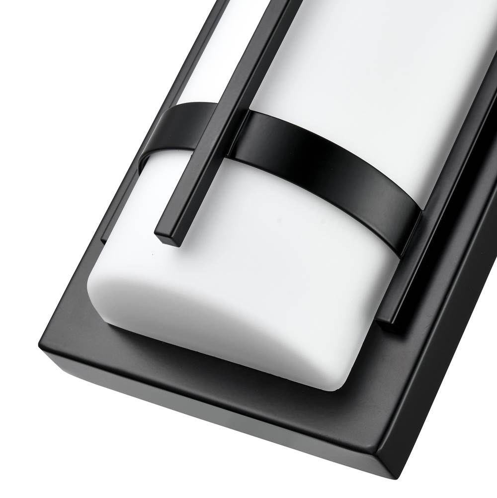 Millennium Lighting 76001-PBK Powder Coated Black Outdoor Wall Sconce Led Image 3