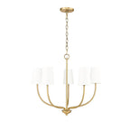 Millennium Lighting 29905-VB Vintage Brass Chandelier Ceiling Light Image 1