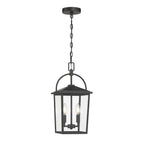 Millennium Lighting 66402-PBK Powder Coated Black Strathden 9'' Wide 2-light Outdoor Hanging Lantern Image 1