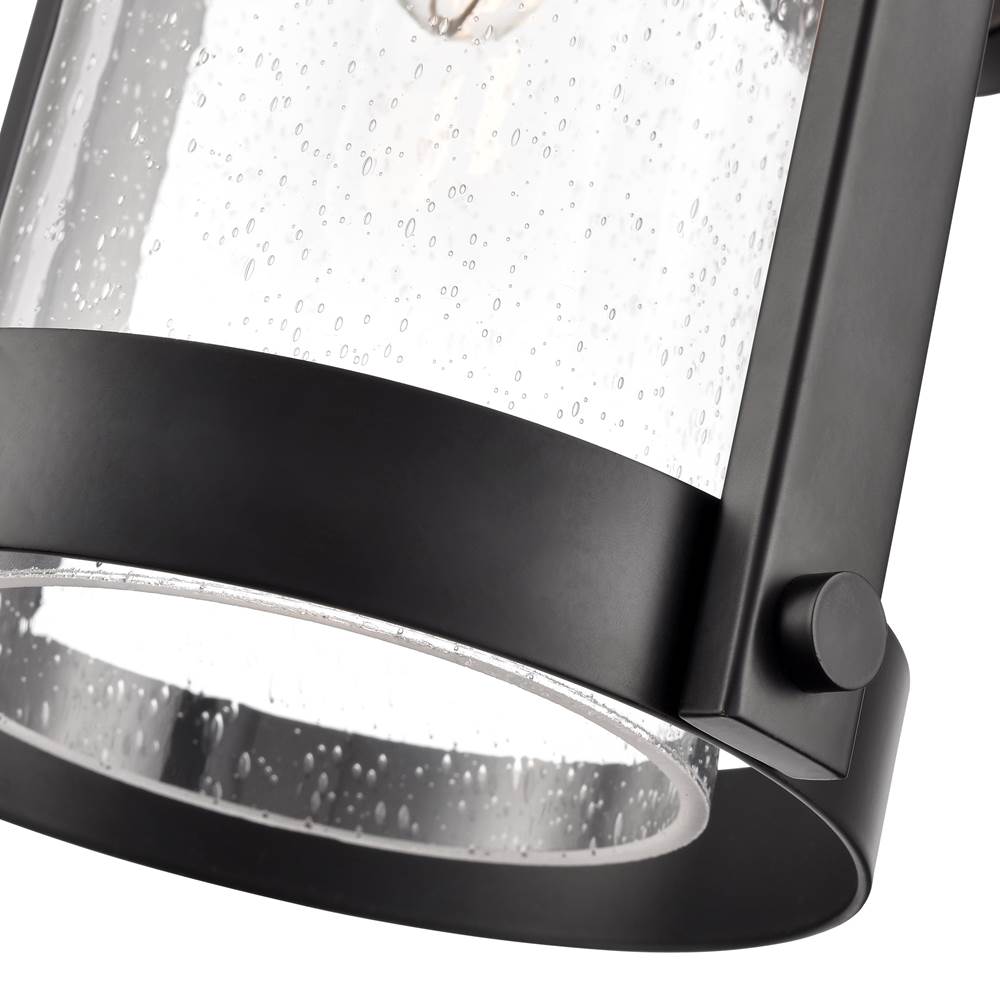 Millennium Lighting 199601-PBK Powder Coated Black Luxio 20'' High 1-light Outdoor Wall Sconce - Powder Coated Black Image 5