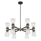 Millennium Lighting 9312-MB/VB Matte Black Lustria  29.5'' Wide 12-light Chandelier Image 1