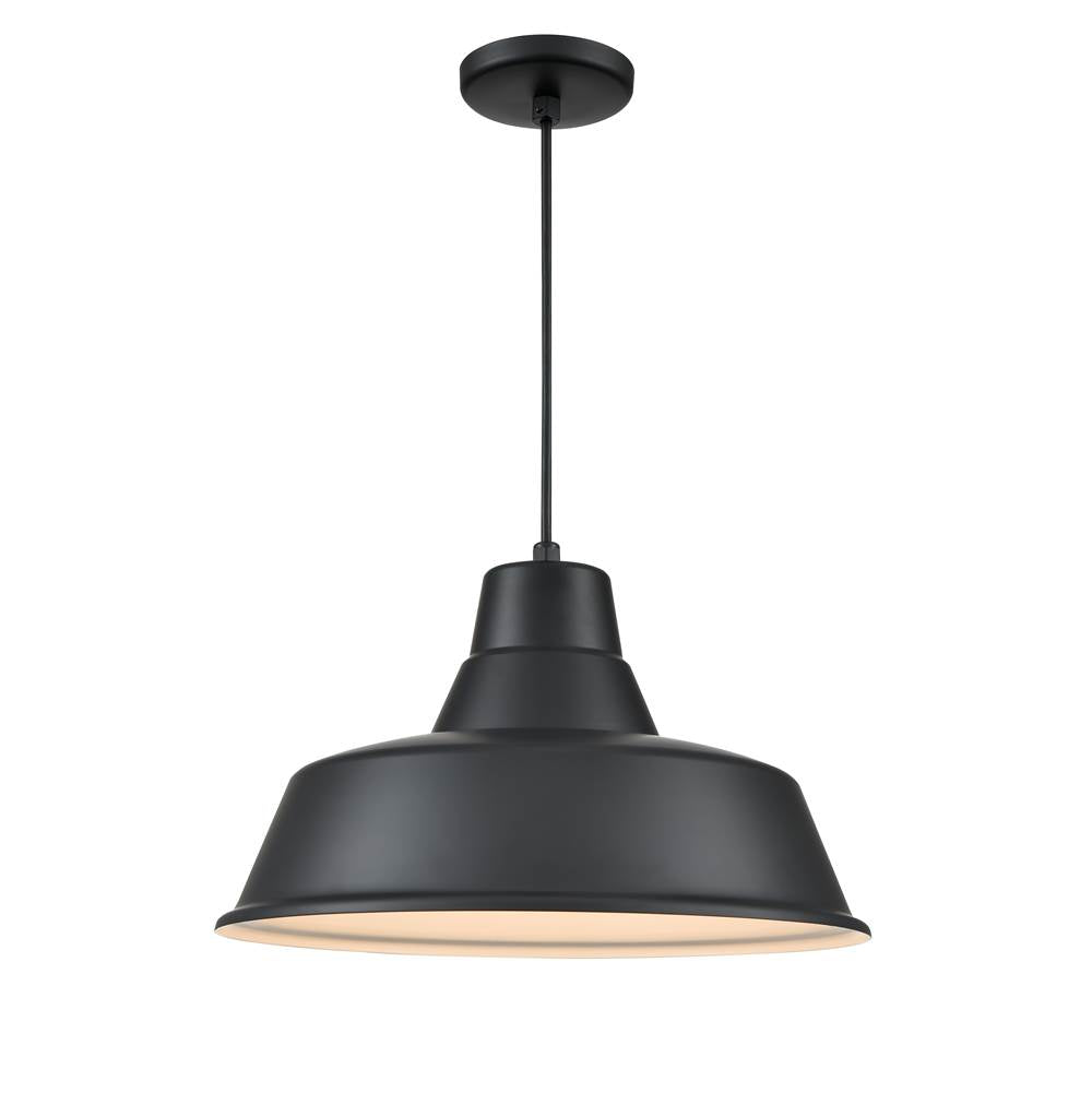 Millennium Lighting RCLWC17-SB Satin Black Cord Hung Classic Warehouse Image 1