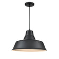 Millennium Lighting RCLWC17-SB Satin Black Cord Hung Classic Warehouse Image 1