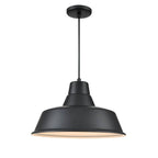 Millennium Lighting RCLWC17-SB Satin Black Cord Hung Classic Warehouse Image 1