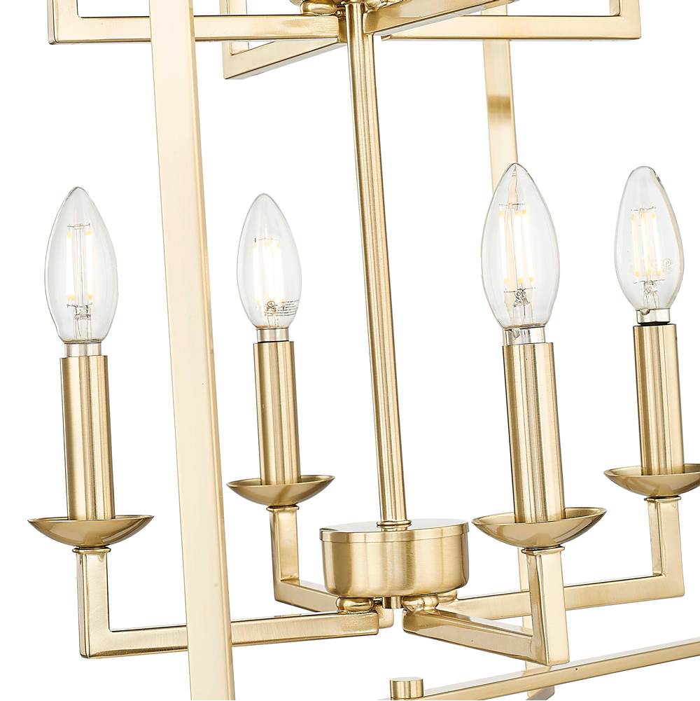 Millennium Lighting 3248-MG Modern Gold Pendant Light Image 2