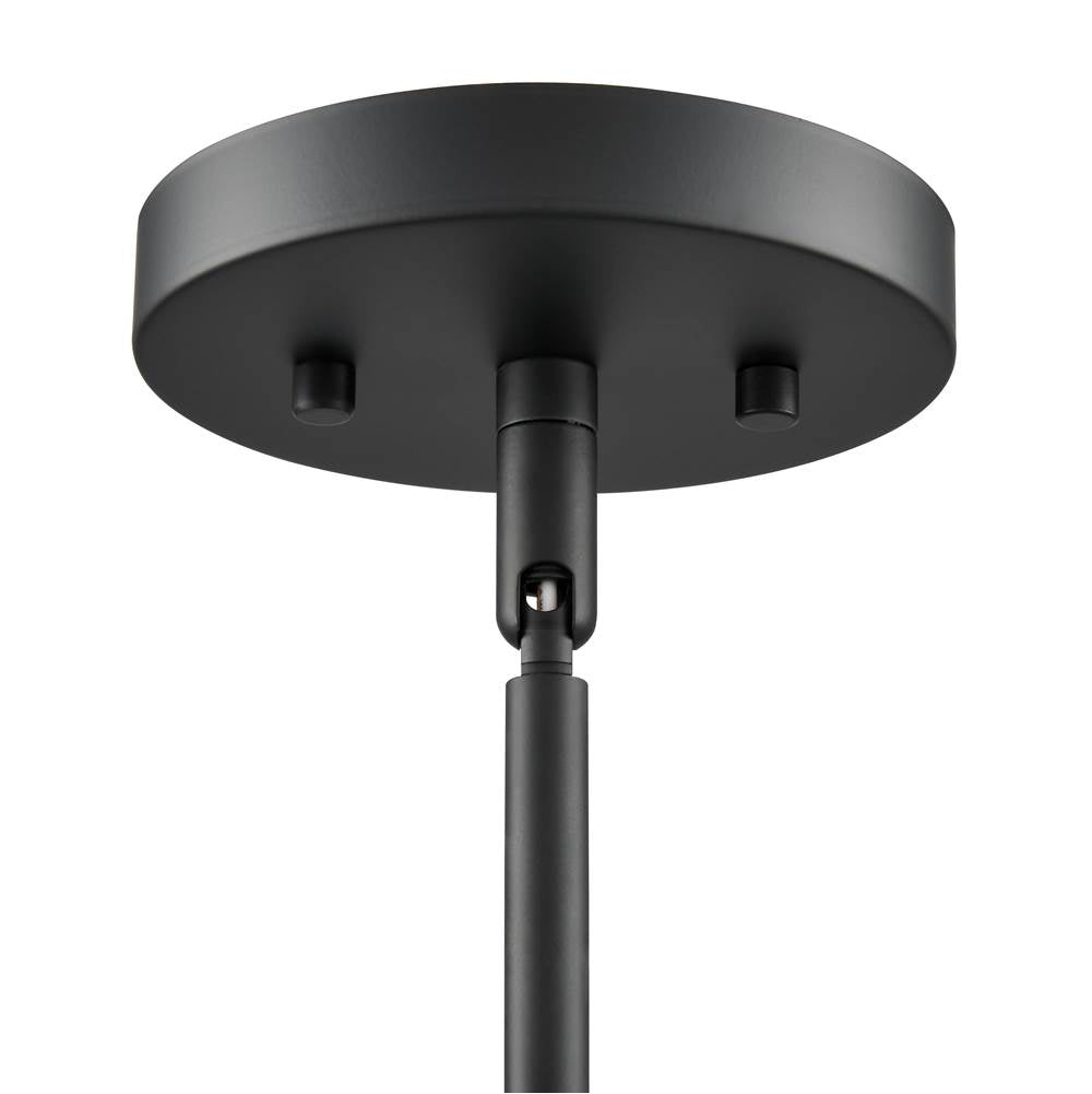 Millennium Lighting 214001-MB Matte Black Laphia 5'' Wide 1-light Pendant - Matte Black Image 4