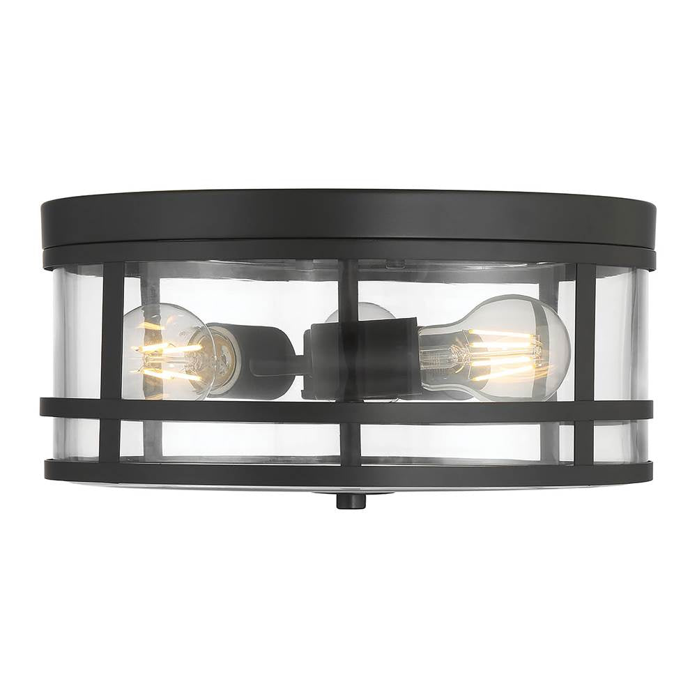 Millennium Lighting Lunden  13'' Wide 3-light Flush Mount