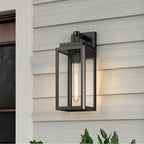 Millennium Lighting 902001-PBK Powder Coated Black Alpharetta 15.5'' High 1-light Outdoor Wall Lantern - Powder Coated Black Image 3