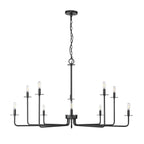 Millennium Lighting 12510-MB Matte Black Chandelier Ceiling Light Image 1