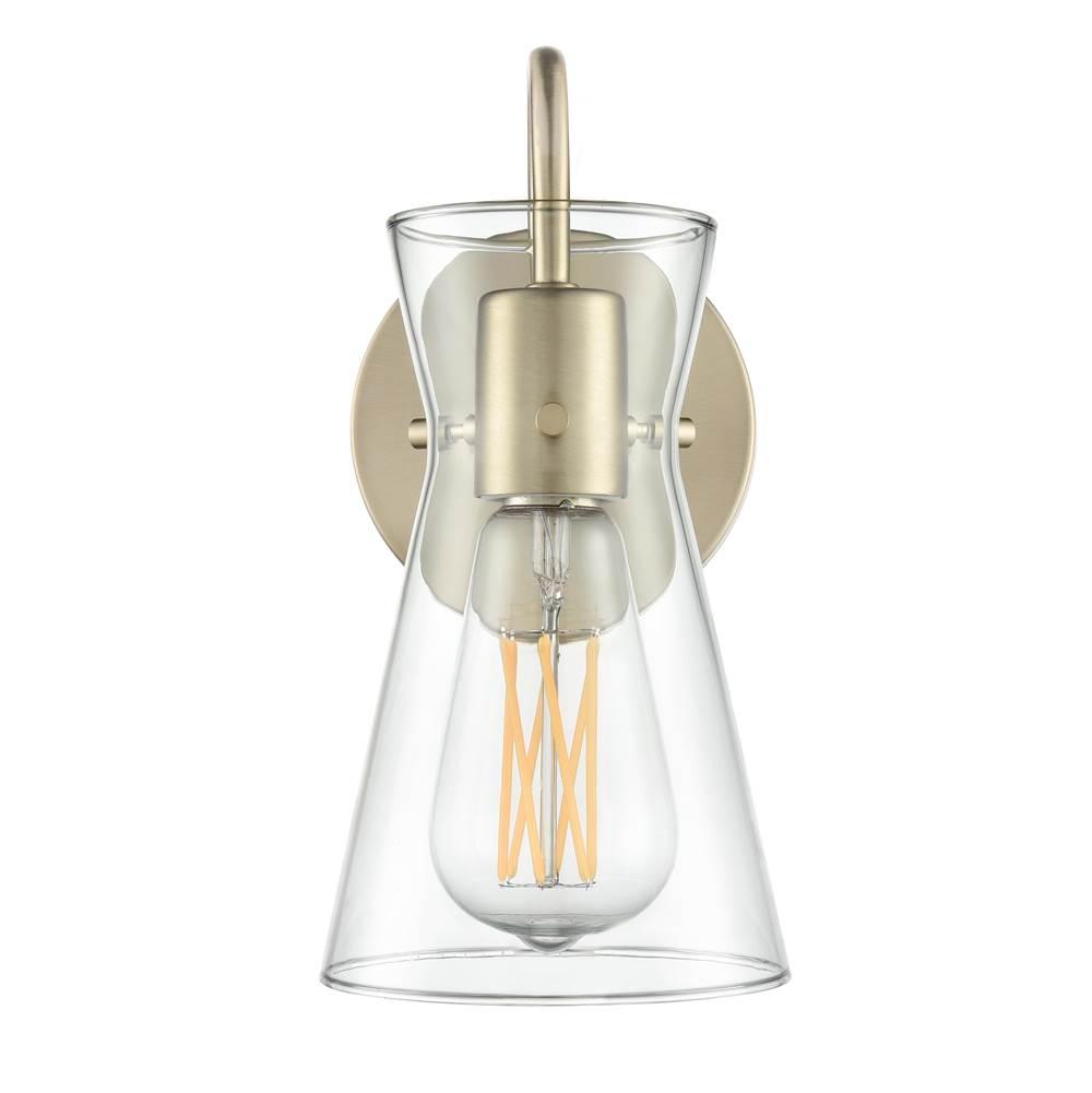 Millennium Lighting Camellia 4.75'' Wide 1-light Vanity - Brushed Nickel