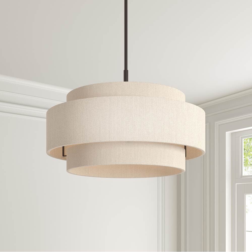 Millennium Lighting 208105-MB Matte Black Helbert 24'' Wide 5-light Pendant Image 4