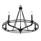 Millennium Lighting 21605-MB Matte Black Jody 26.5'' Wide 5-light Chandelier - Matte Black Image 6