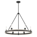 Millennium Lighting 207106-MB Matte Black Rovessa 32'' Wide 6-light Chandelier Image 1