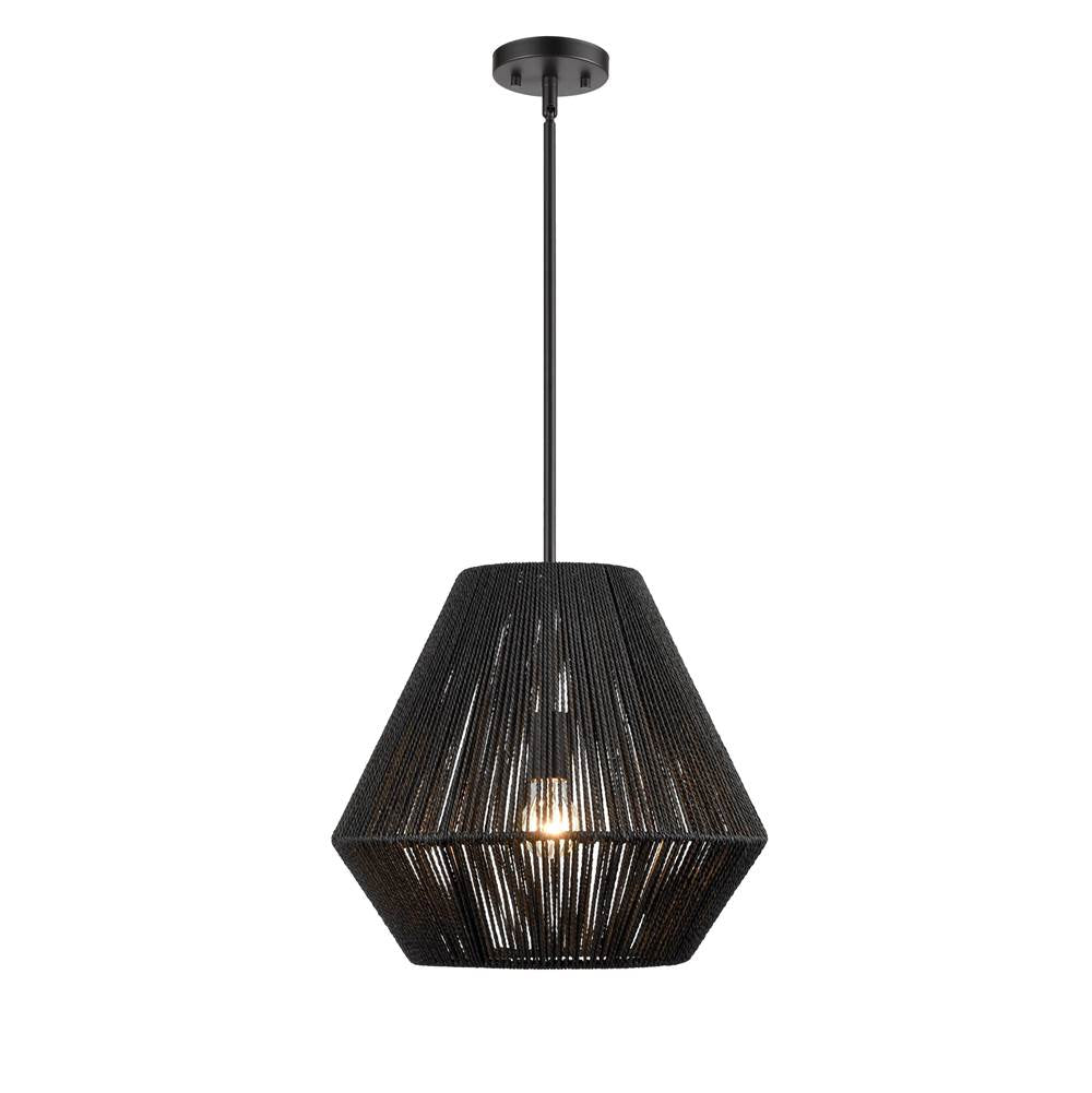 Millennium Lighting 9022-MB Matte Black Pendant Light Image 1
