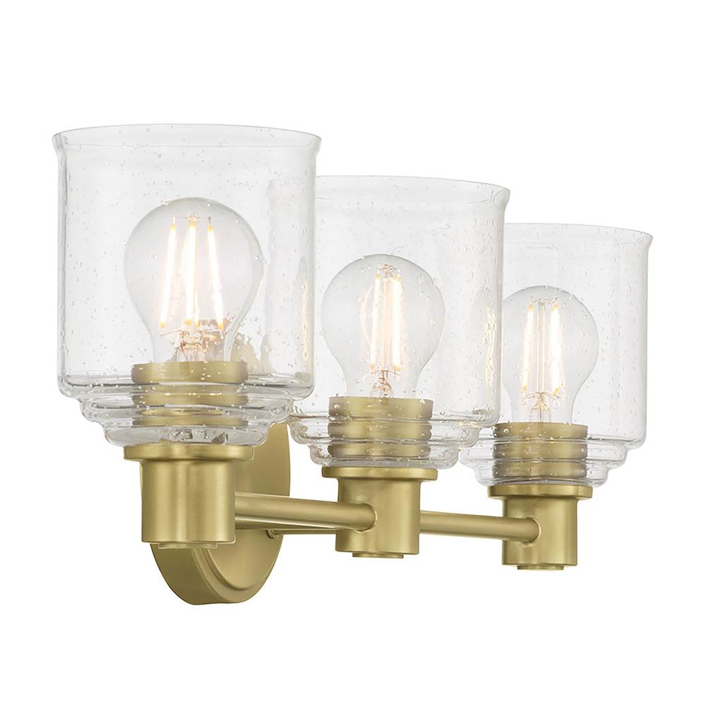 Millennium Lighting 202103-VB Vintage Brass Vessair 22.5'' Wide 3-light Vanity Image 7