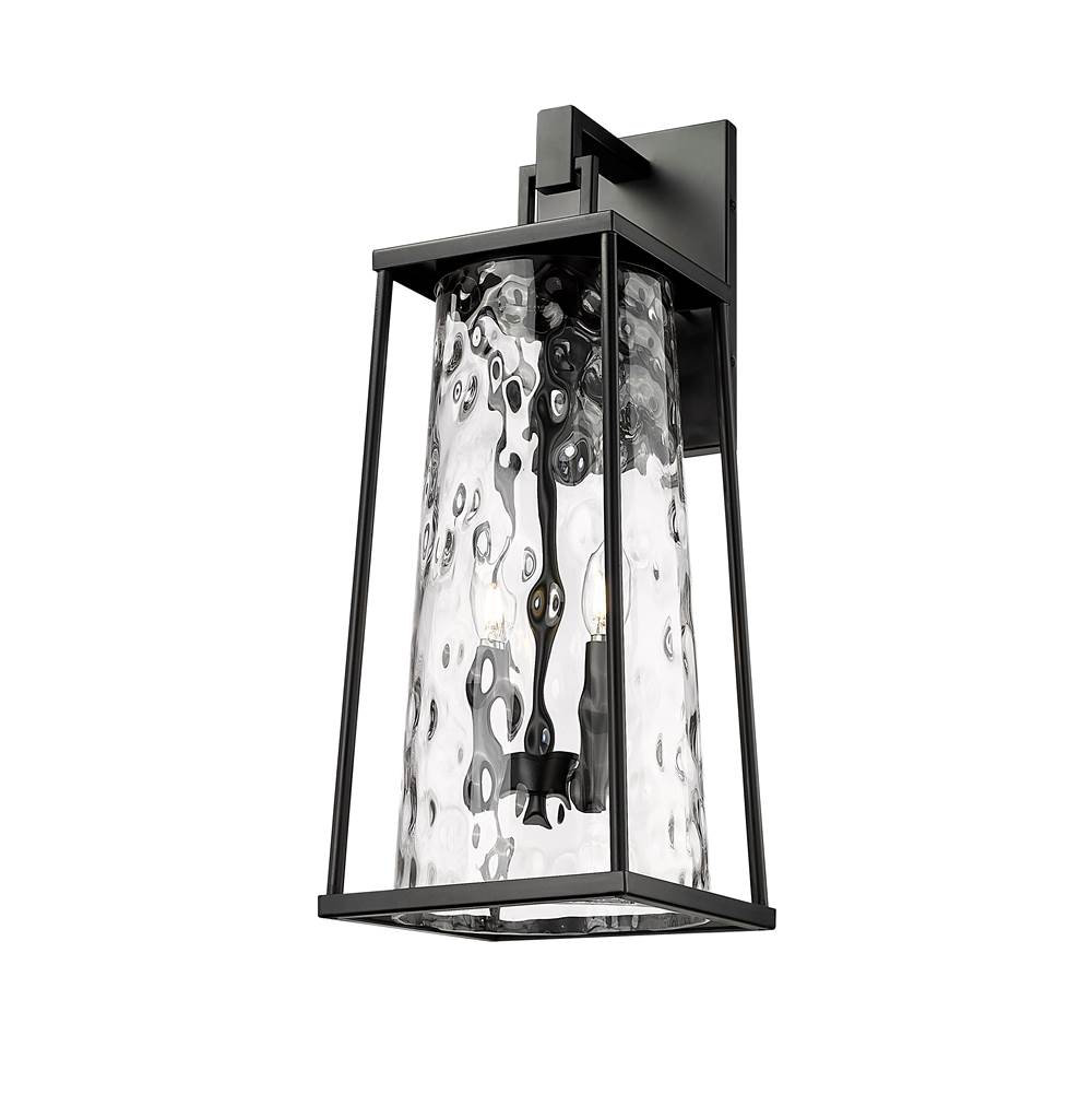 Millennium Lighting 10602-PBK Powder Coated Black Outdoor Wall Sconce Image 6