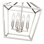 Millennium Lighting 3334-SN Satin Nickel Semi-flush Ceiling Mount Image 3