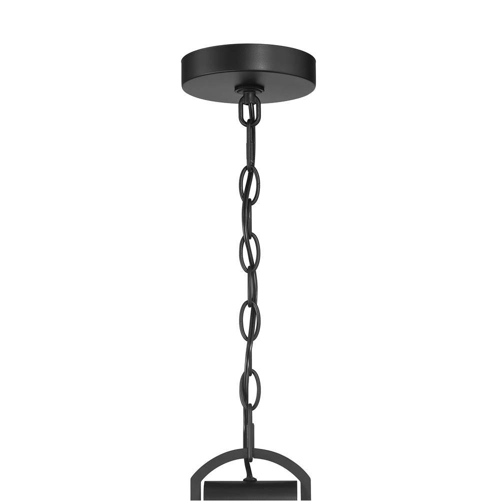 Millennium Lighting 68301-PBK Powder Coated Black Brenwick 8'' Wide 1-light Outdoor Hanging Pendant Image 3