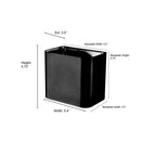 Millennium Lighting LED43002-PBK Powder Coated Black 4.75'' High Led Outdoor Wall Sconce - Powder Coated Black Image 2