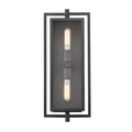 Millennium Lighting 250002-TBK Textured Black Outdoor Wall Sconce Image 1