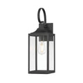 Millennium Lighting 402101-PBK Powder Coated Black Halston 19'' High 1-light Outdoor Lantern Image 1