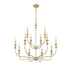 Millennium Lighting 29612-VB Vintage Brass Chandelier Ceiling Light Image 5