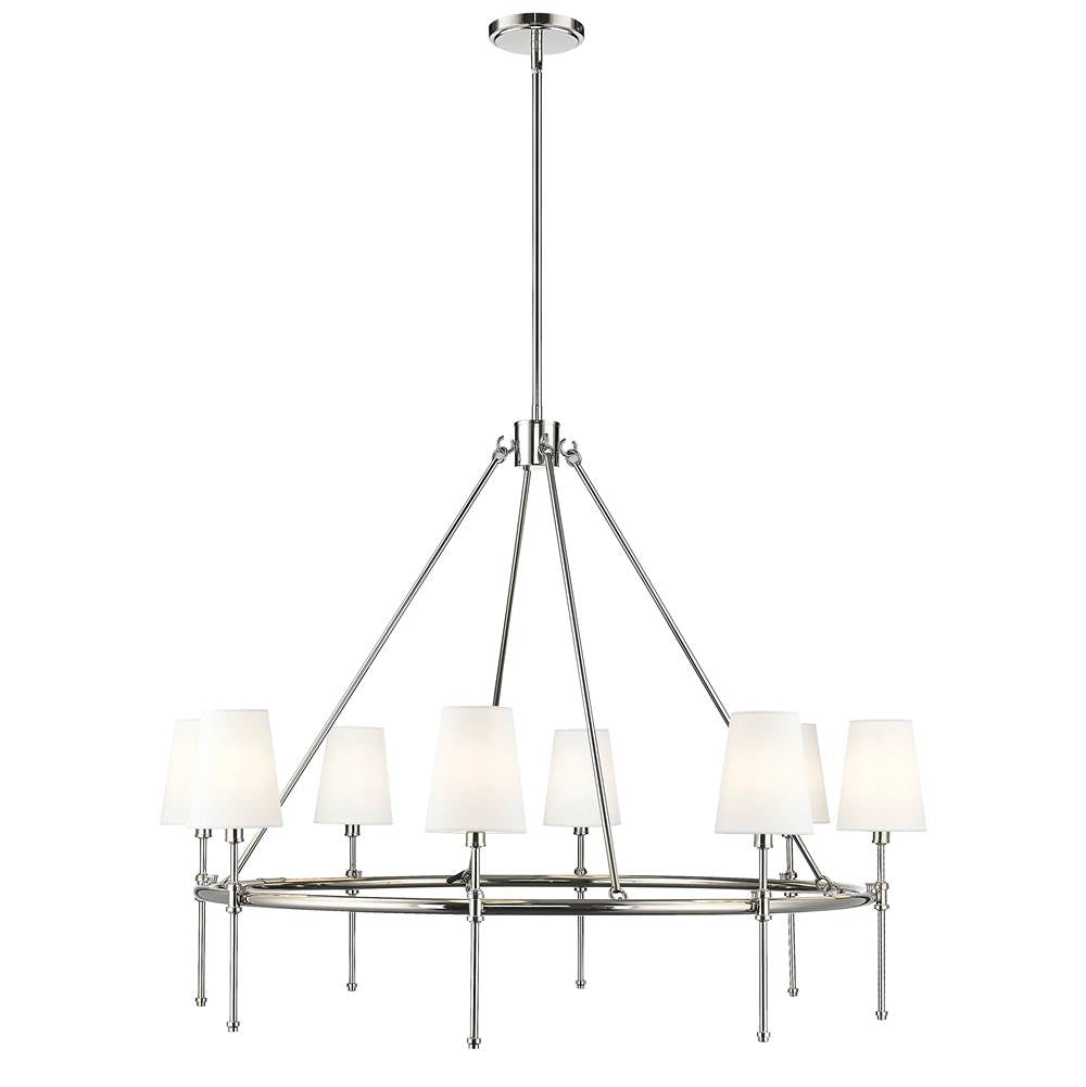 Millennium Lighting Adorra 40'' Wide 8-light Chandelier - Matte Black