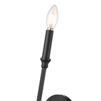 Millennium Lighting 25301-MB Matte Black Azara 12'' High 1-light Wall Sconce - Matte Black Image 4