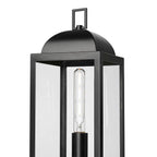 Millennium Lighting 194201-PBK Powder Coated Black Beaufort 21.25'' High 1-light Outdoor Post Lantern - Powder Coated Black Image 4