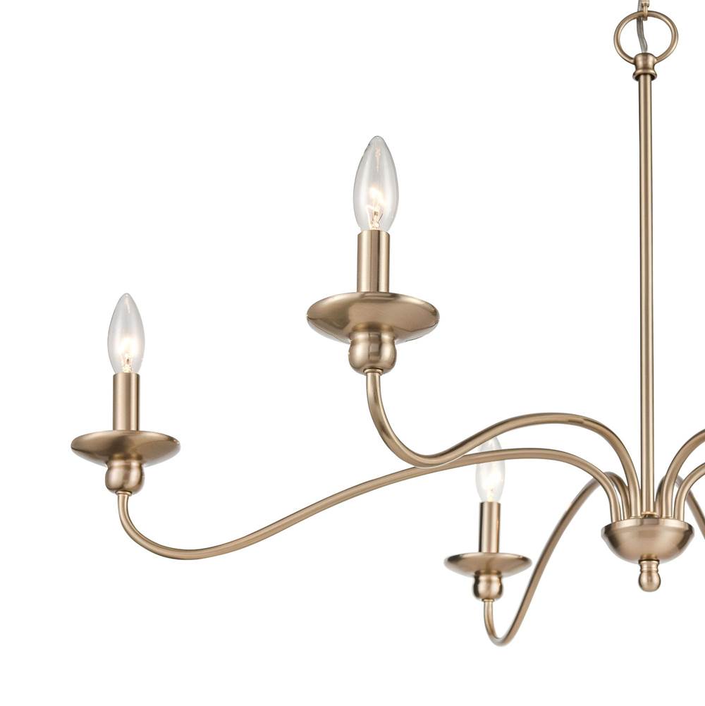 Millennium Lighting 4386-MG Modern Gold Chandelier Ceiling Light Image 2