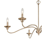 Millennium Lighting 4386-MG Modern Gold Chandelier Ceiling Light Image 2