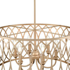 Millennium Lighting 42106-PMG Painted Modern Gold Arelyn 23'' Wide 6-light Pendant - Painted Modern Gold Image 6