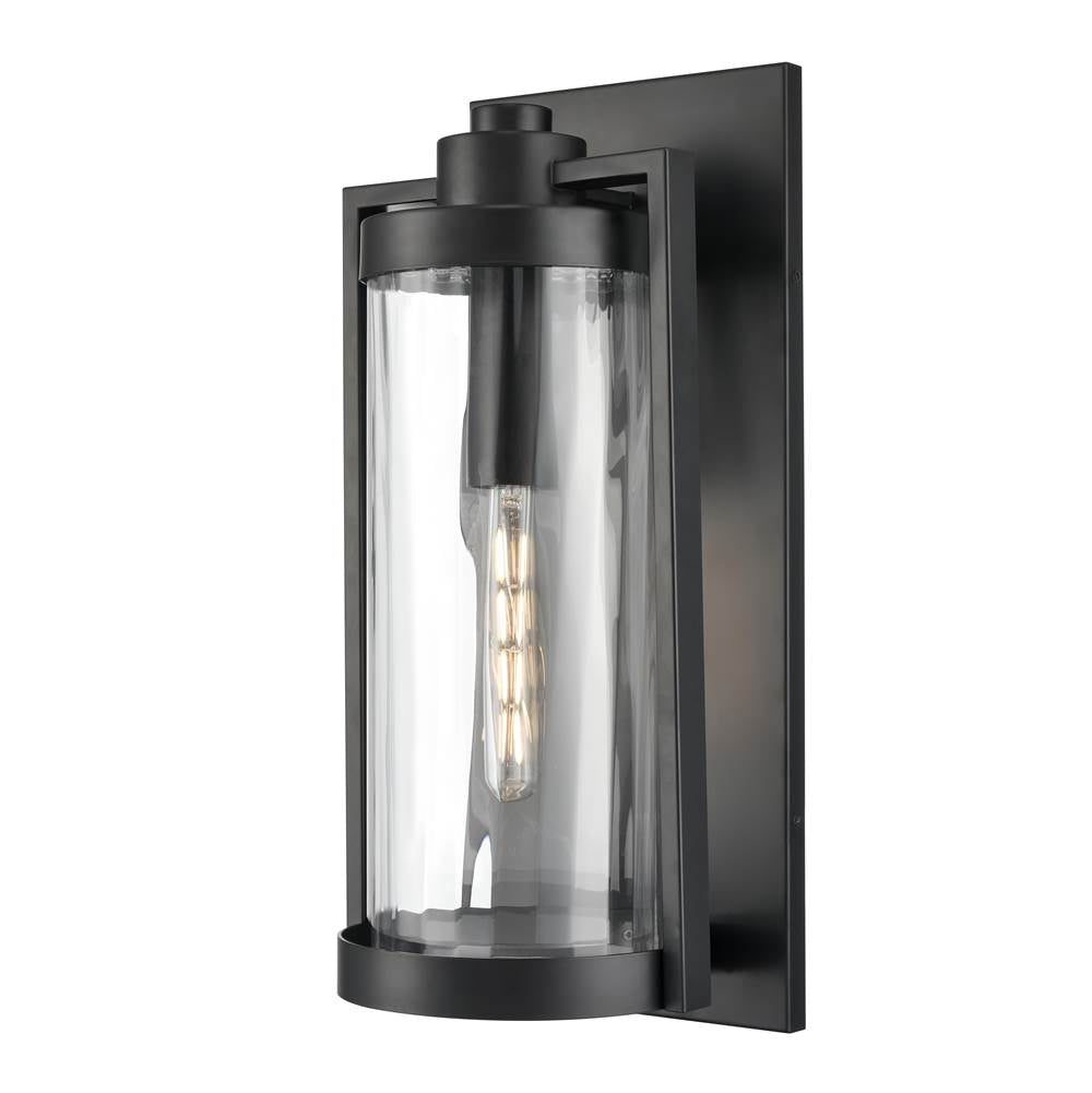 Millennium Lighting 192301-PBK Powder Coated Black Braselton 23.75'' High 1-light Outdoor Wall Sconce - Powder Coated Black Image 1