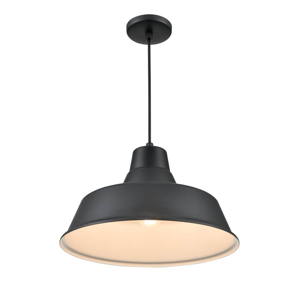 Millennium Lighting RCLWC17-SB Satin Black Cord Hung Classic Warehouse Image 6