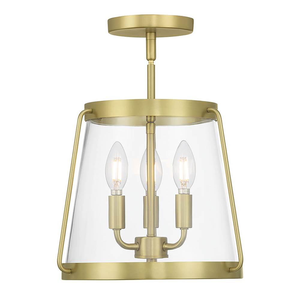 Millennium Lighting Adabella 12.25'' Wide 3-light Semi-flush Mount