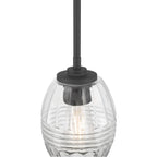 Millennium Lighting 9981-MB Matte Black Miravelle 5.25'' Wide 1-light Mini Pendant Image 6