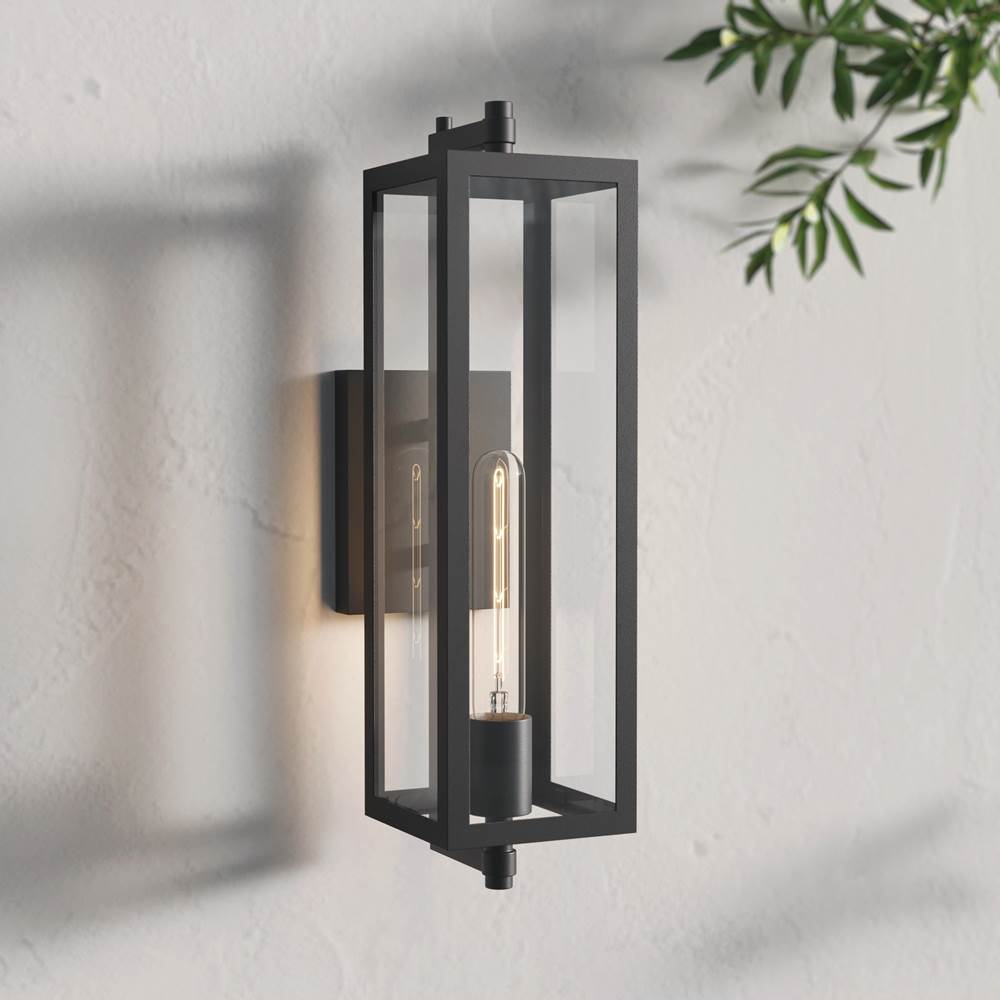 Millennium Lighting 230101-TBK Textured Black Outdoor Wall Sconce Image 2