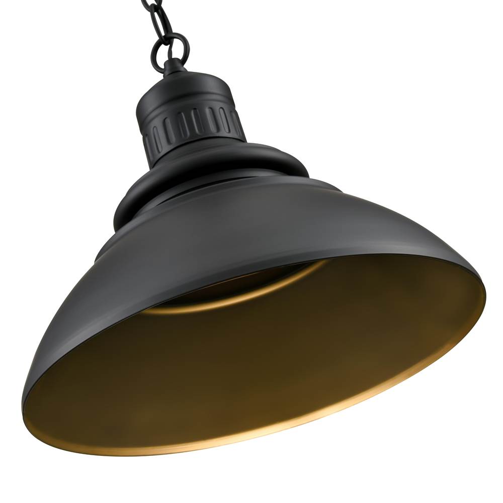 Millennium Lighting 81103-PBK Powder Coated Black Outdoor Hanging Lantern Image 3