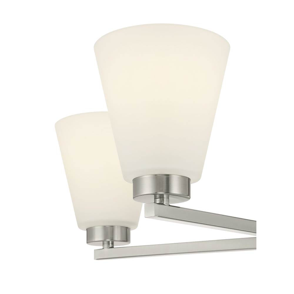 Millennium Lighting 64105WG-BN Brushed Nickel Strayhan 24'' Wide 5-light Chandelier Image 6