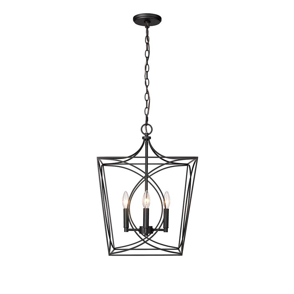 Millennium Lighting 4002-MB Matte Black Pendant Light Image 1