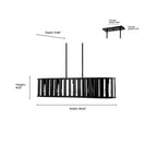 Millennium Lighting 27105-MB Matte Black Chandelier Ceiling Light Image 2