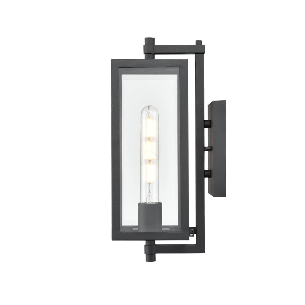 Millennium Lighting 230001-TBK Textured Black Outdoor Wall Sconce Image 4