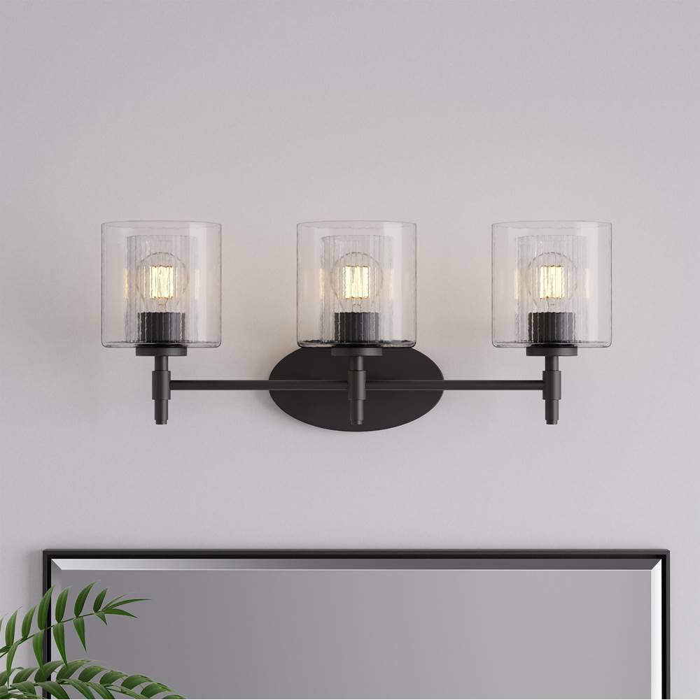 Millennium Lighting 270103-MB Matte Black Solventa 23.5'' Wide 3-light Vanity Image 4