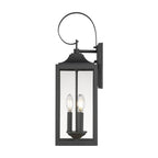 Millennium Lighting 402003-PBK Powder Coated Black Halston 23.25'' High 3-light Outdoor Lantern Image 7