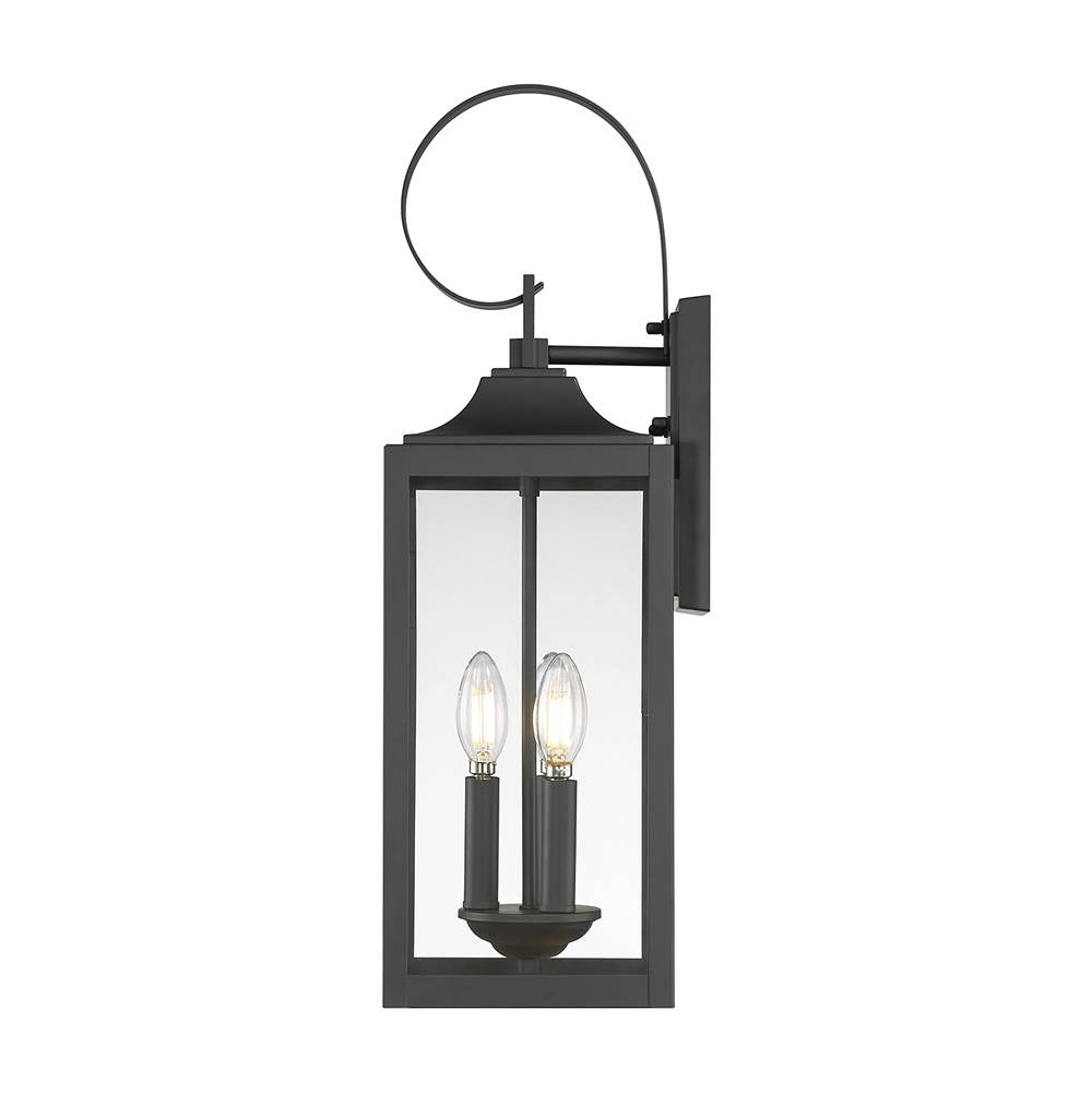 Millennium Lighting 402003-PBK Powder Coated Black Halston 23.25'' High 3-light Outdoor Lantern Image 7