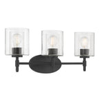 Millennium Lighting 270103-MB Matte Black Solventa 23.5'' Wide 3-light Vanity Image 1