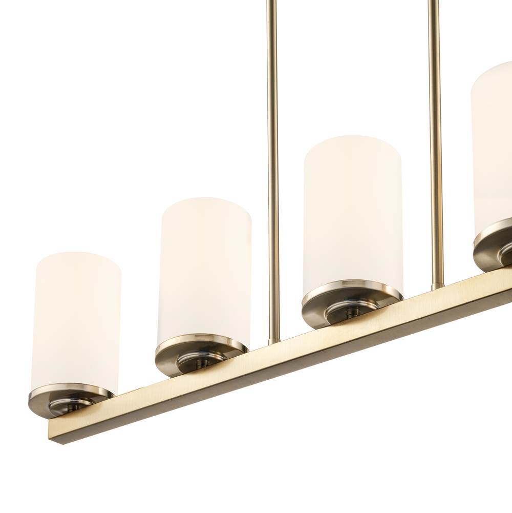 Millennium Lighting 2725WG-MG Modern Gold Verlana 35'' 5-light Linear Chandelier - Modern Gold Image 7